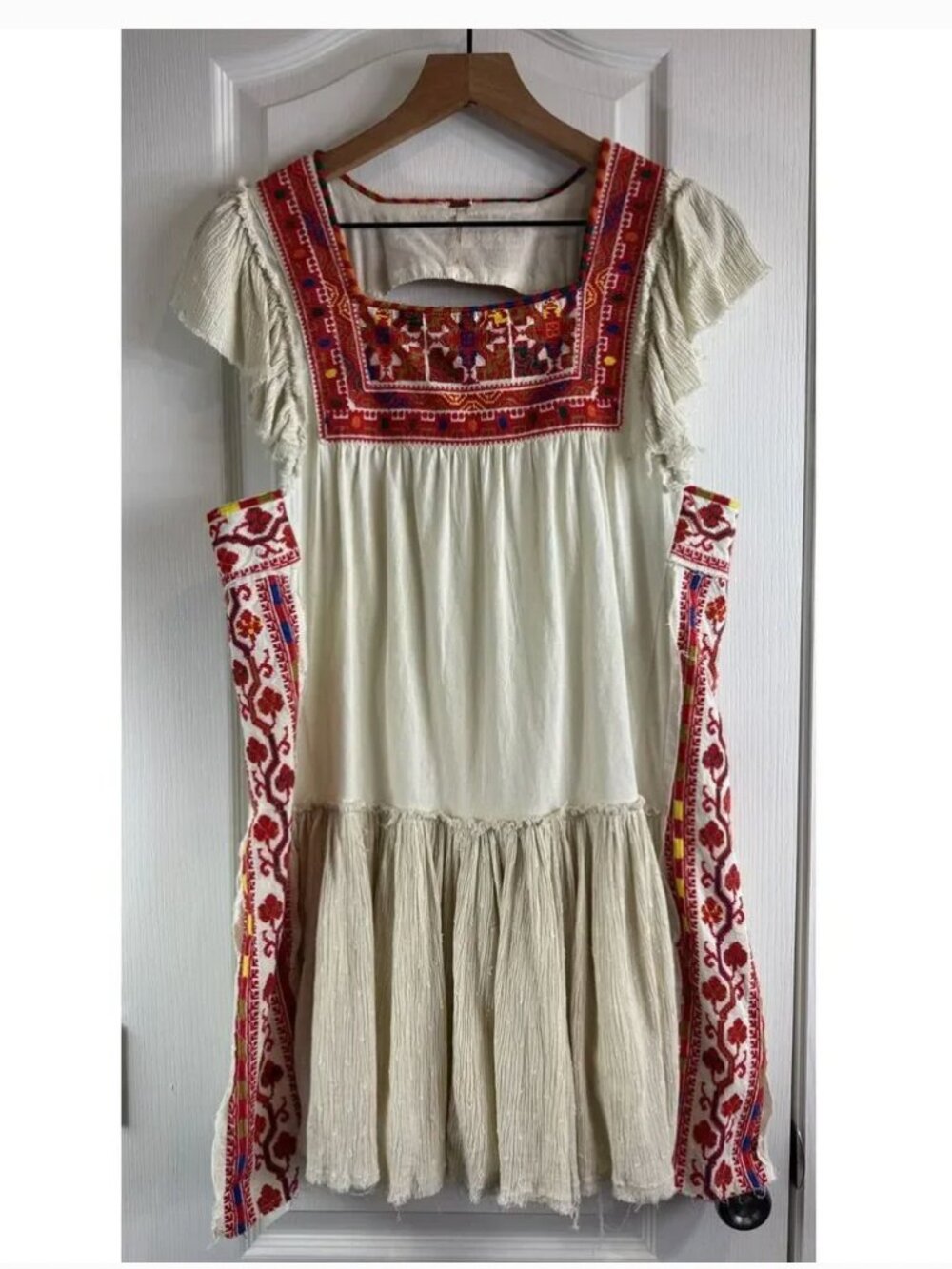 Free People Day Glow Tunic Dress Embroidered (small) - Picture 2 of 8